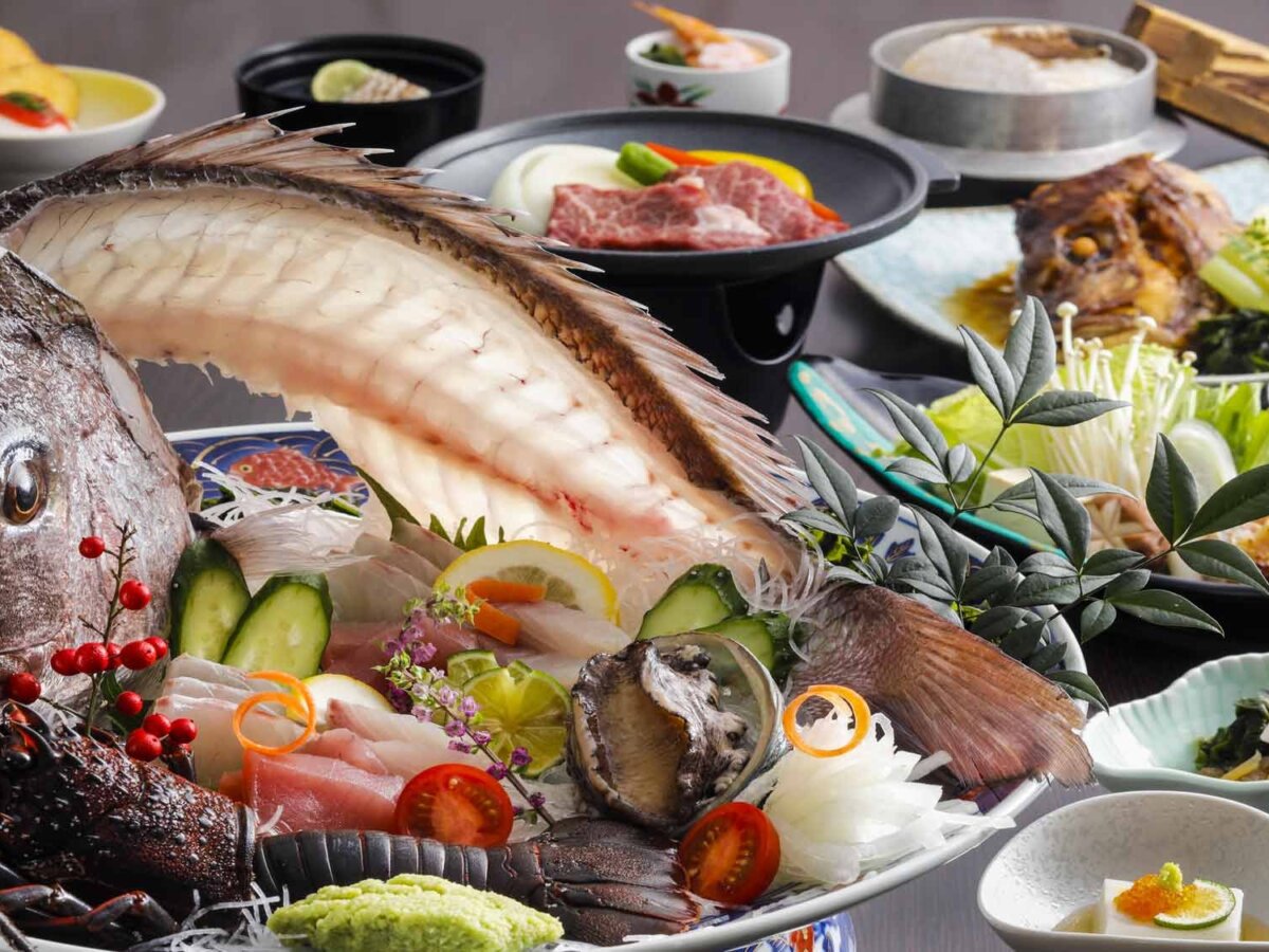 鳴門鯛を中心とした会席料理